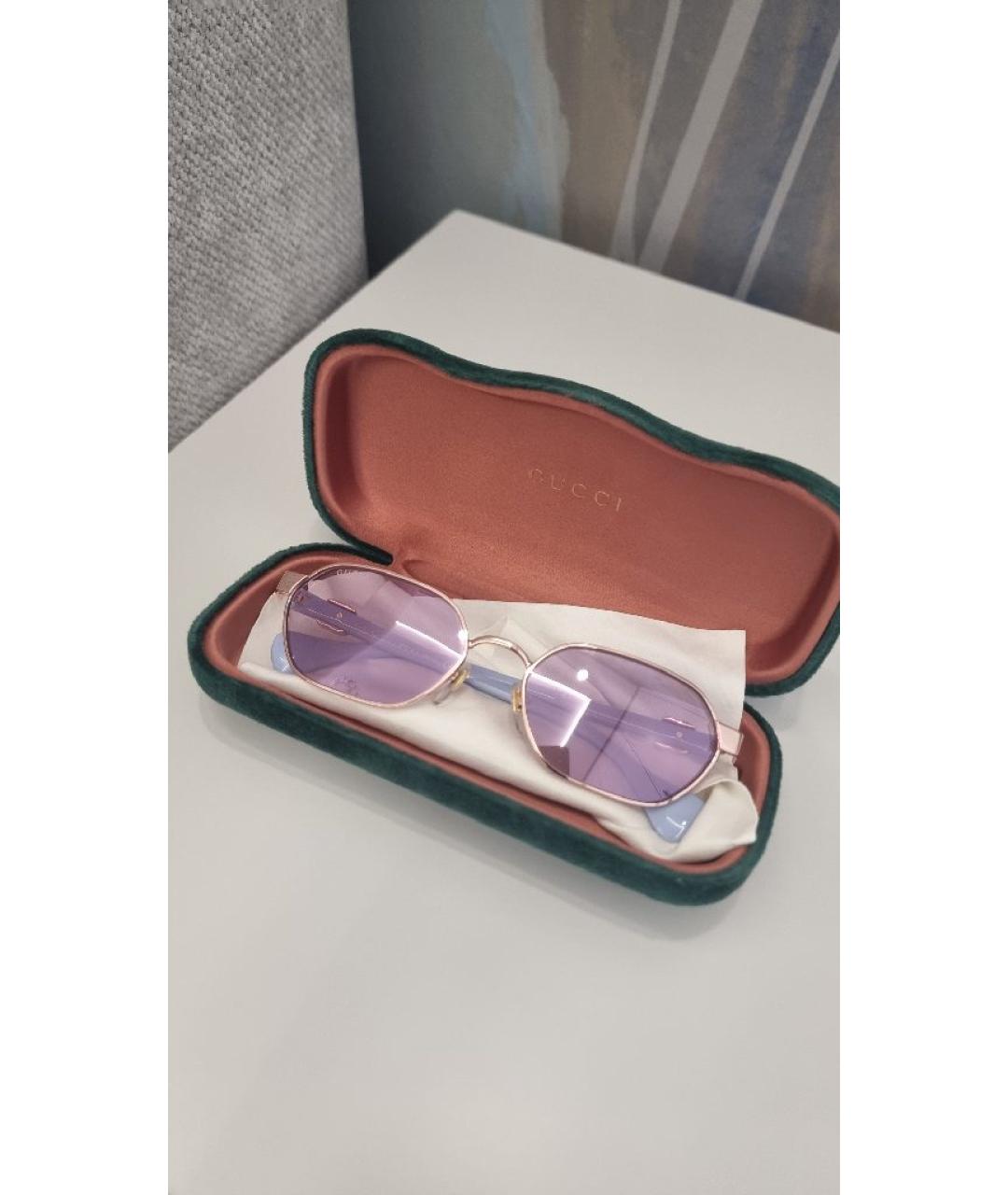 GUCCI Голубые солнцезащитные очки, фото 8