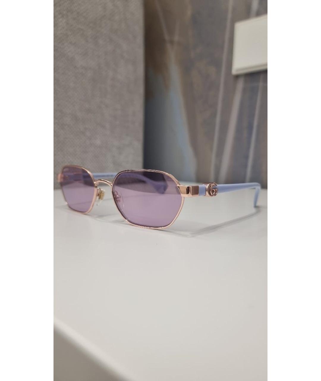 GUCCI Голубые солнцезащитные очки, фото 2