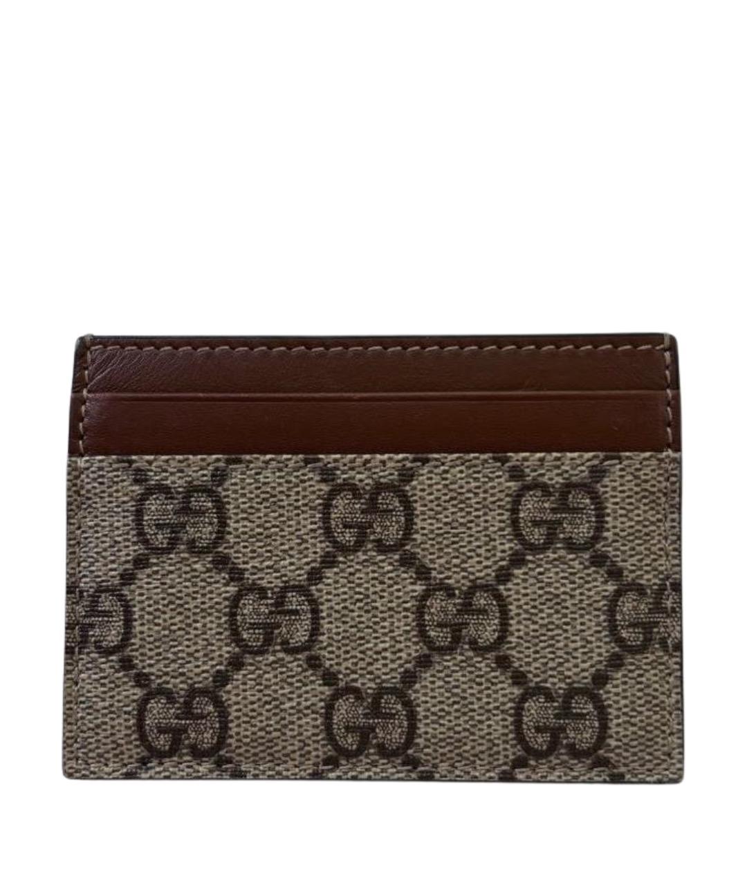 GUCCI Коричневый кардхолдер, фото 1