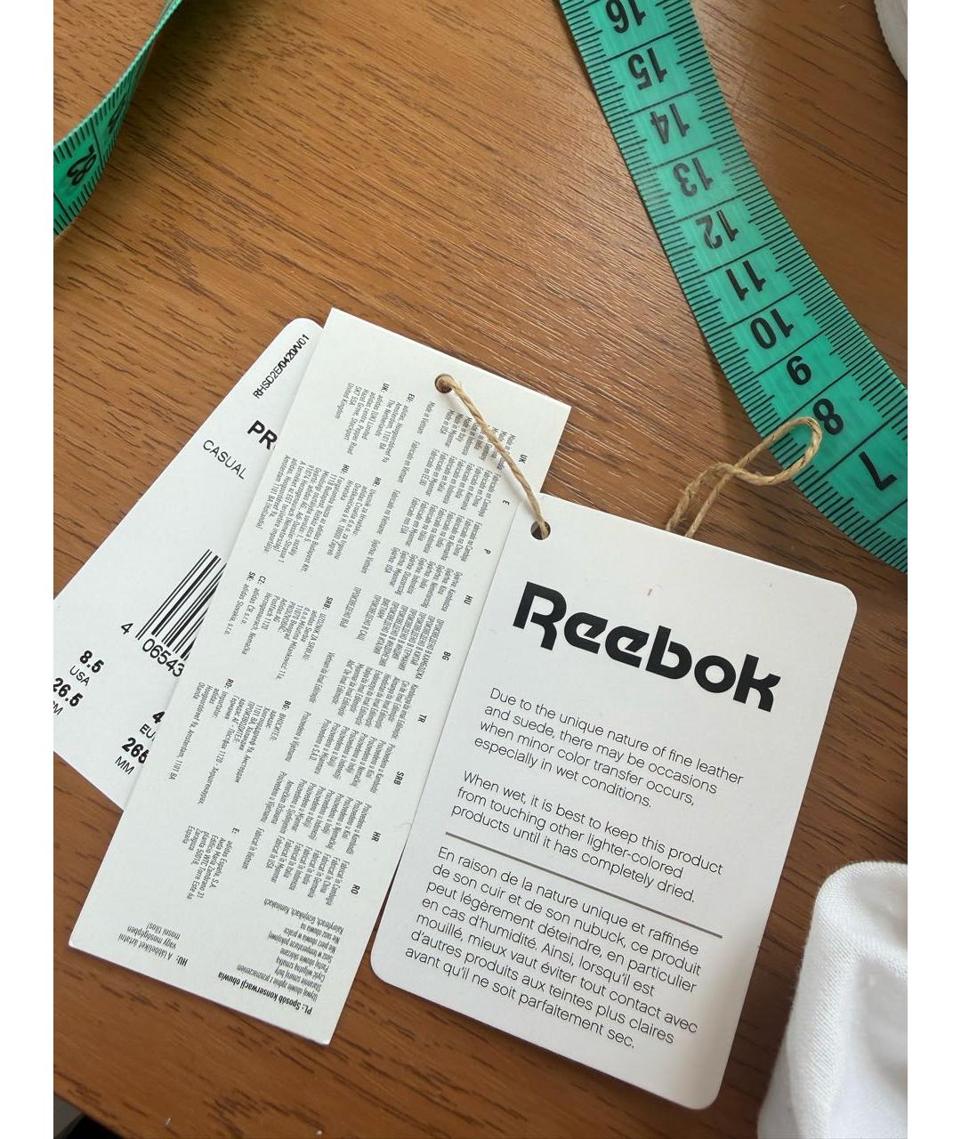 REEBOK Белые кроссовки, фото 7