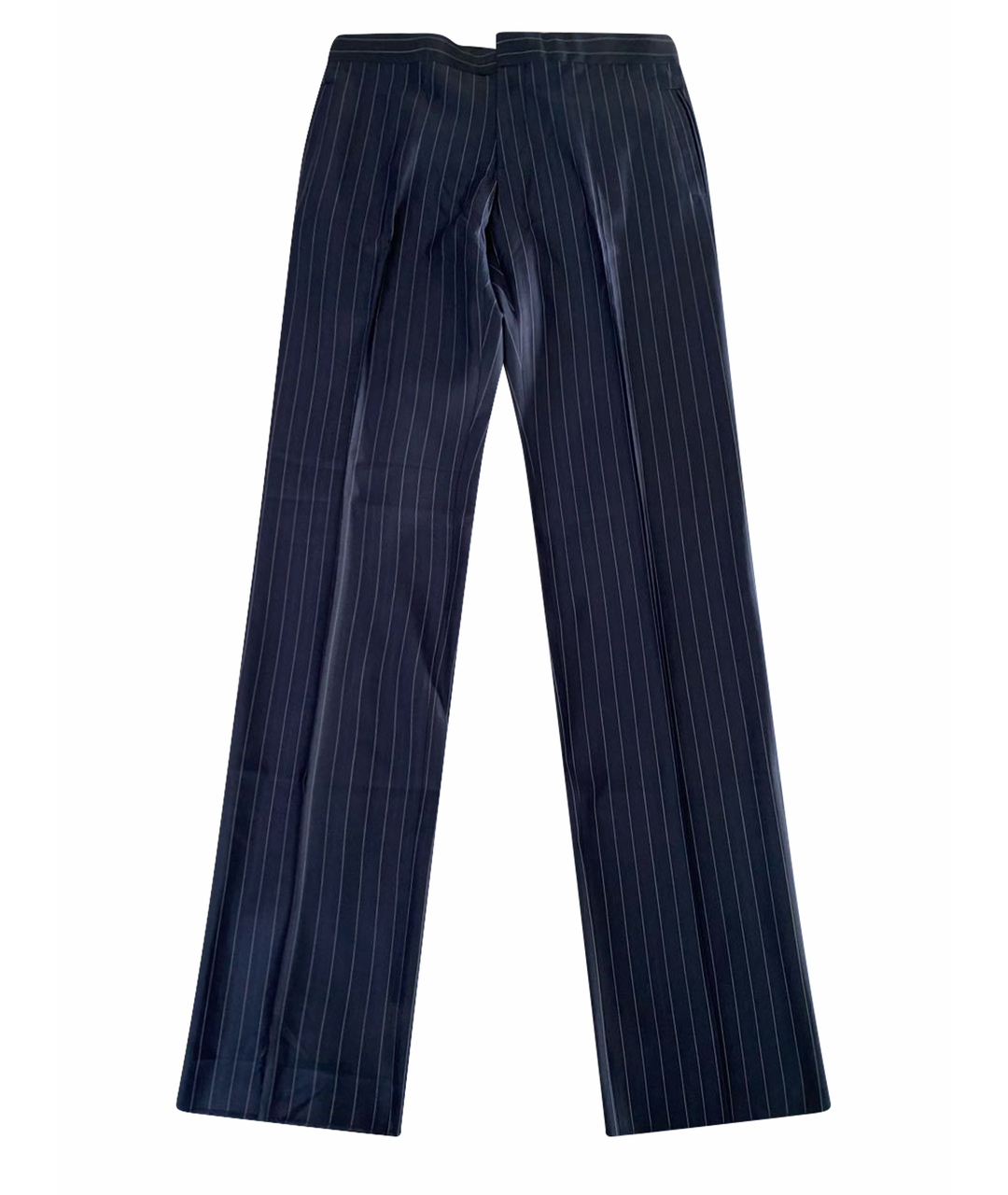VERSACE Темно-синие классические брюки, фото 1