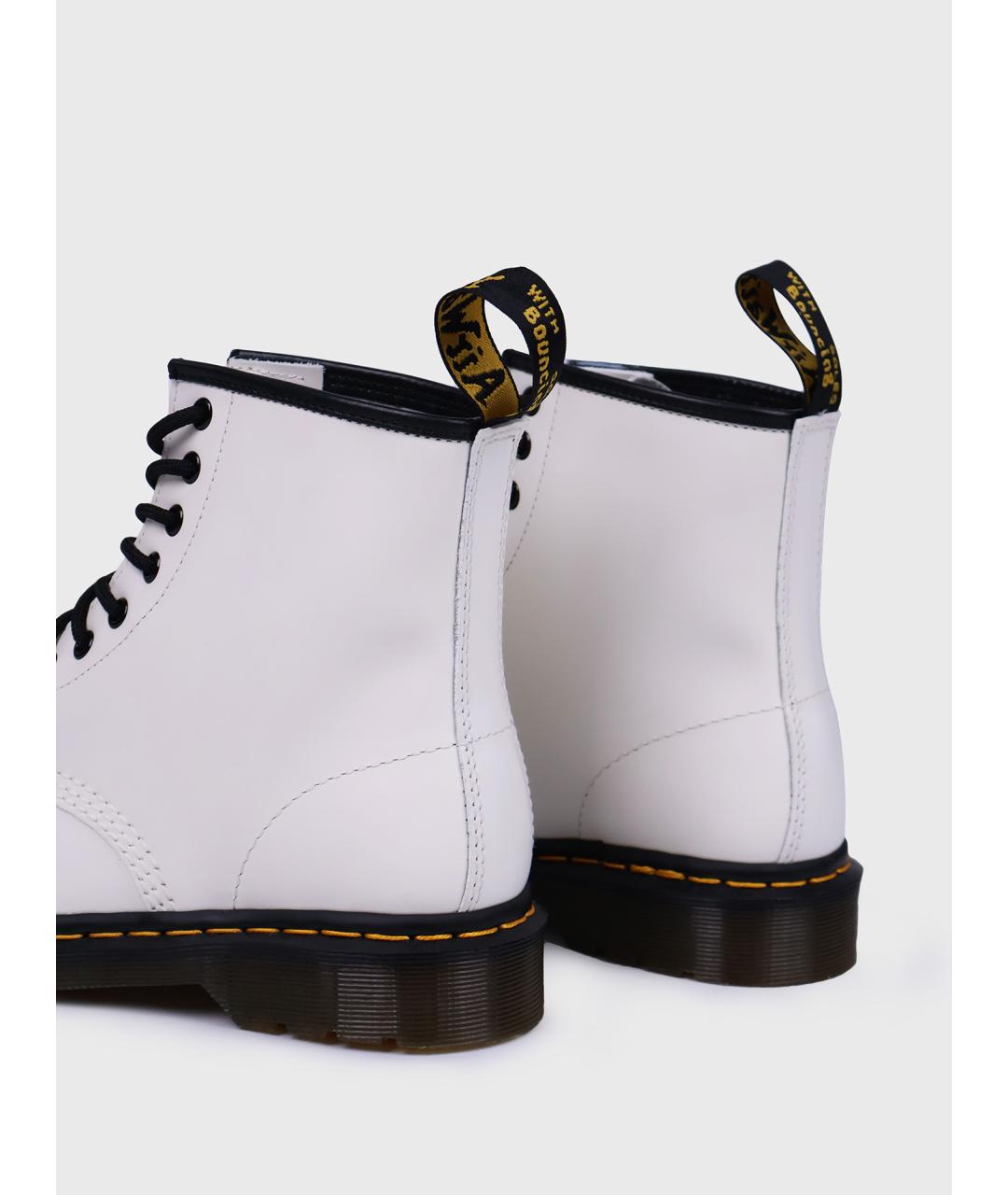 DR. MARTENS Белые кожаные ботинки, фото 5