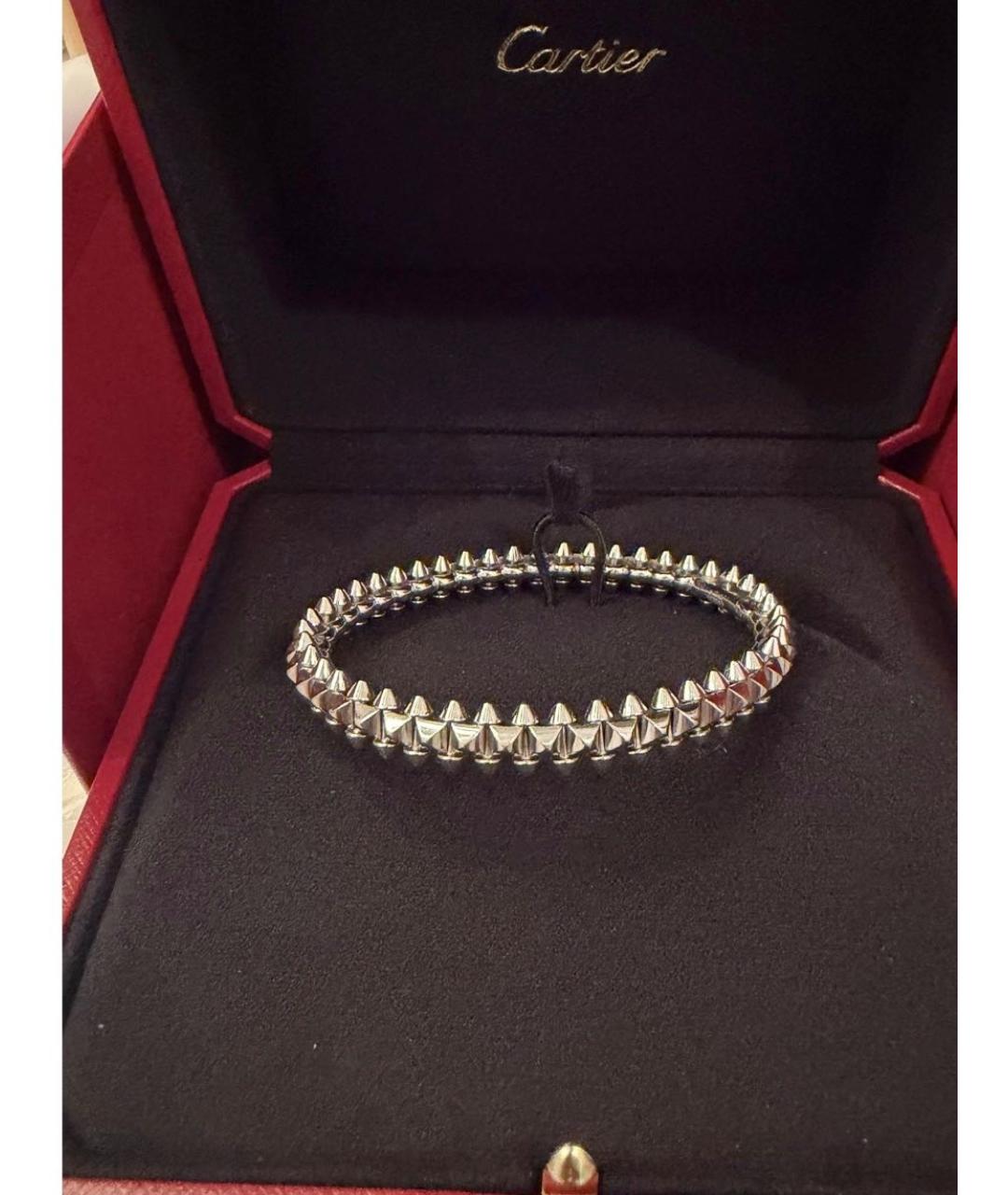 CARTIER Белый браслет из белого золота, фото 2