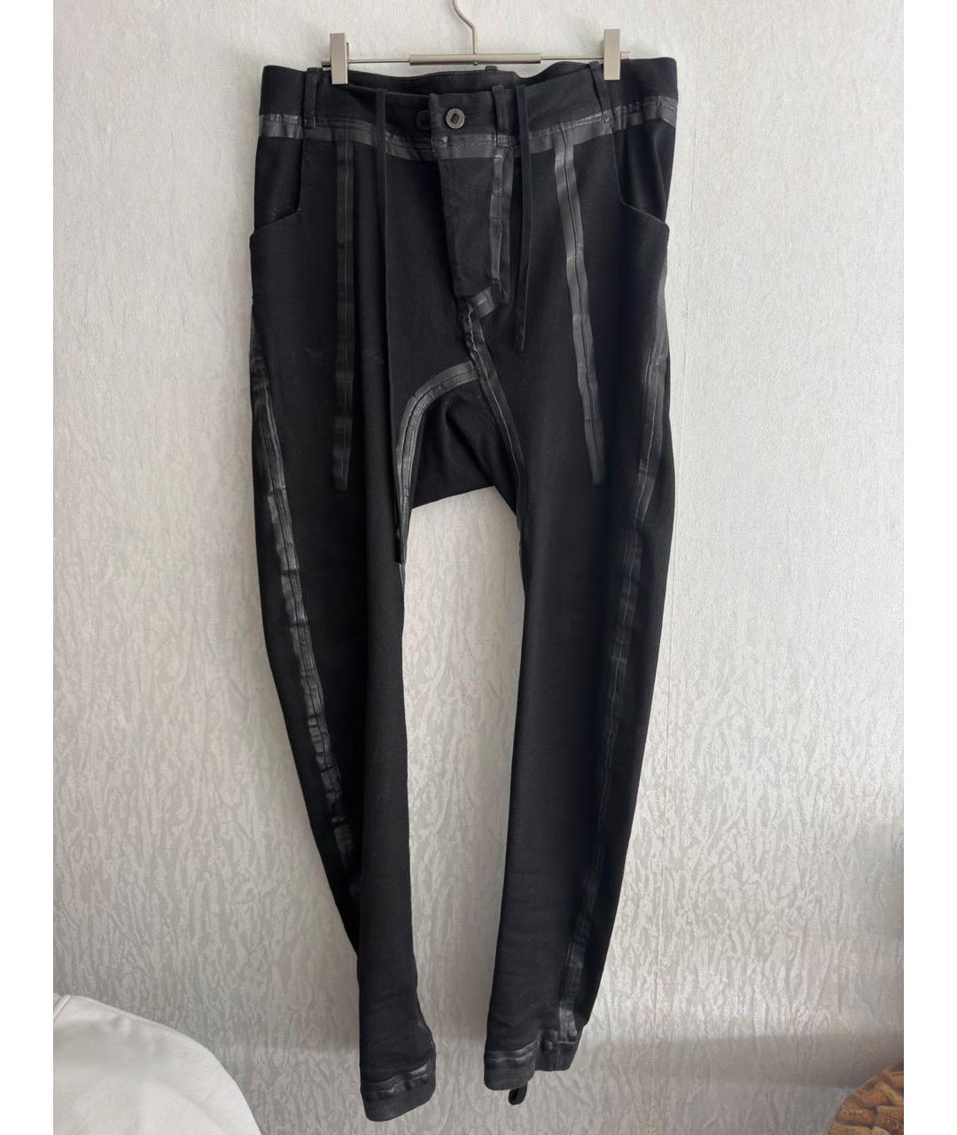 BORIS BIDJAN Черные хлопковые джинсы, фото 4