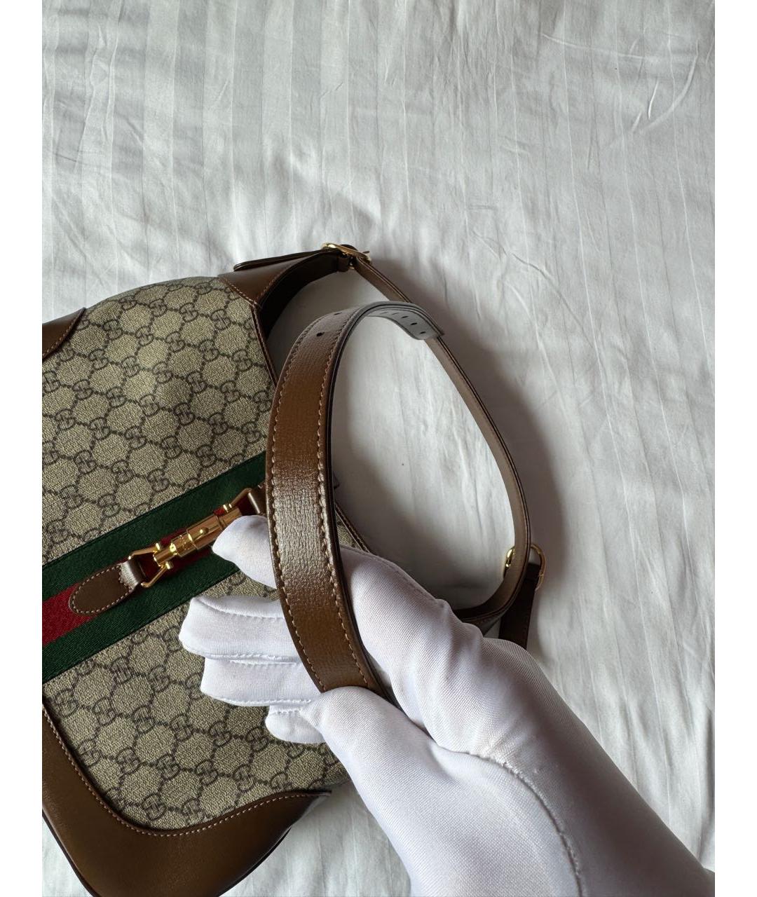 GUCCI Коричневая сумка с короткими ручками, фото 7