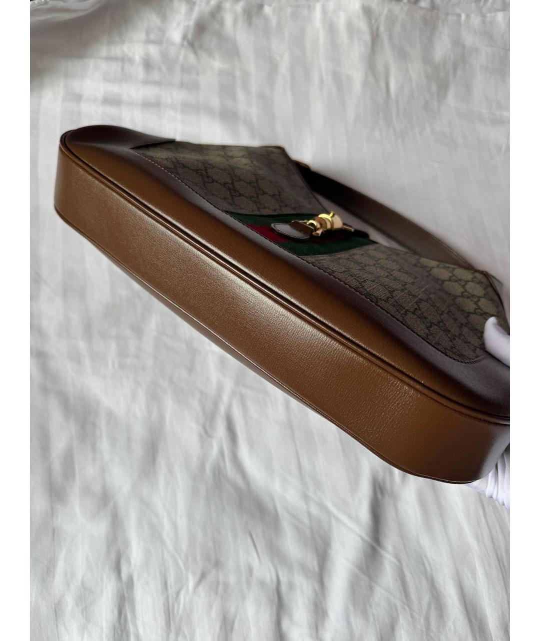 GUCCI Коричневая сумка с короткими ручками, фото 6