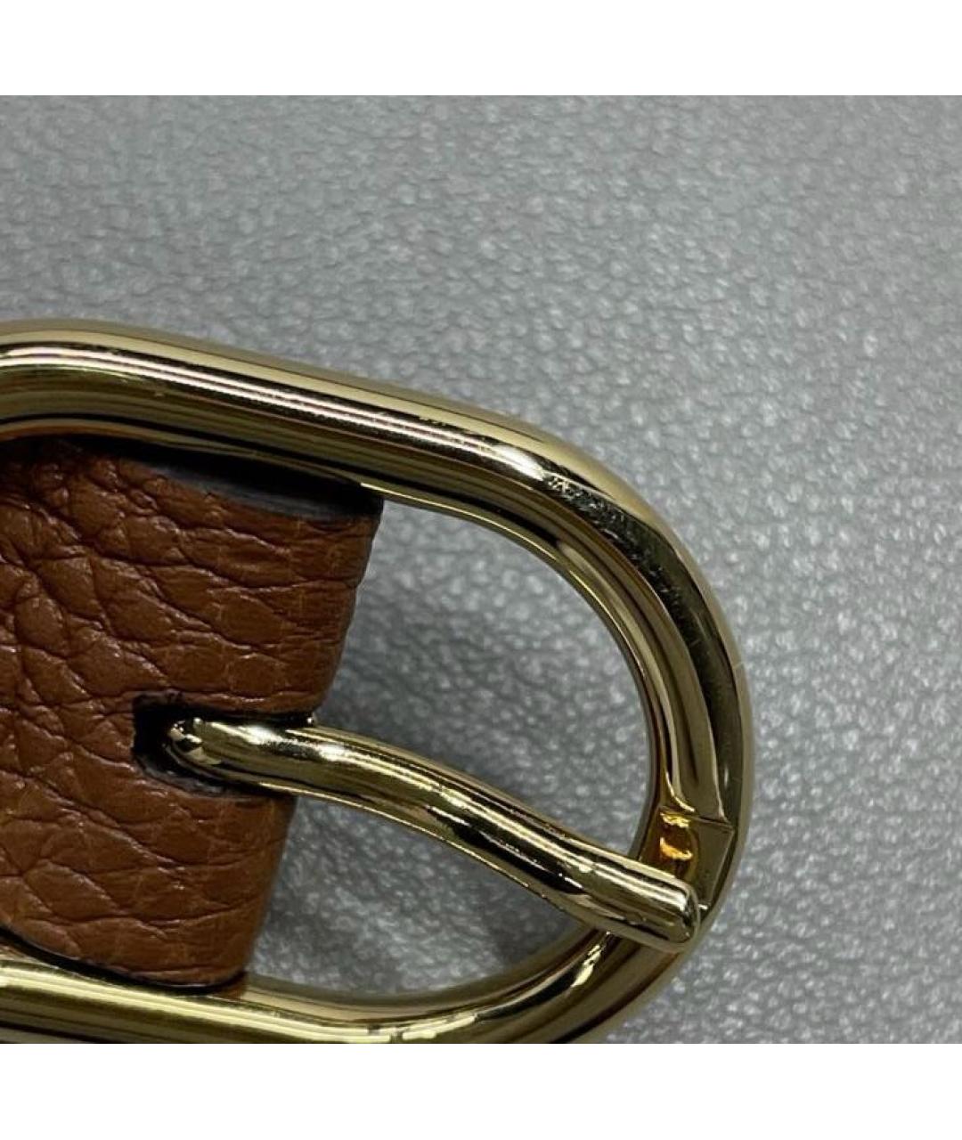 GUCCI Коричневая кожаная сумка с короткими ручками, фото 5