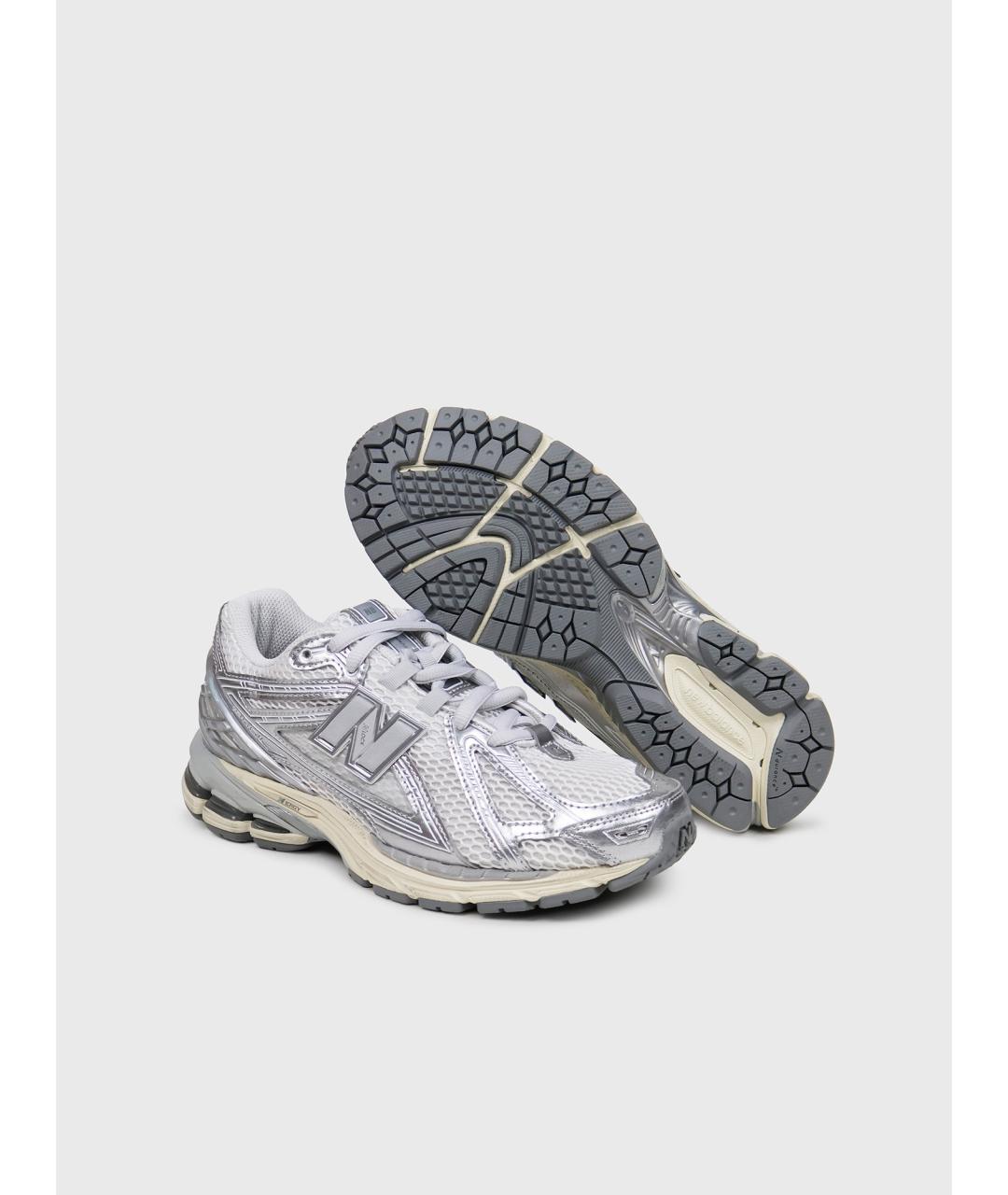 NEW BALANCE Серебряные низкие кроссовки / кеды, фото 3