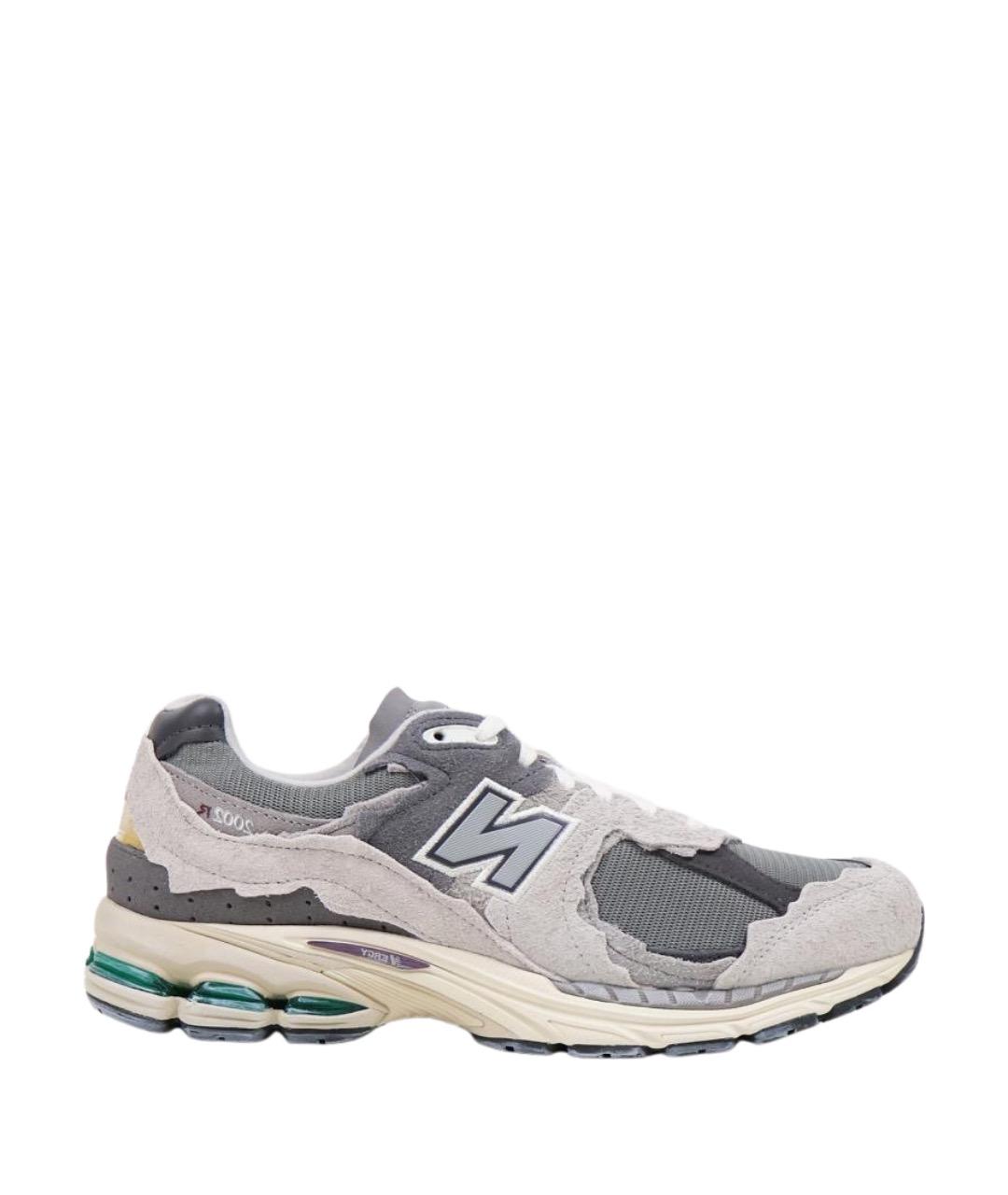 NEW BALANCE Серые замшевые низкие кроссовки / кеды, фото 1