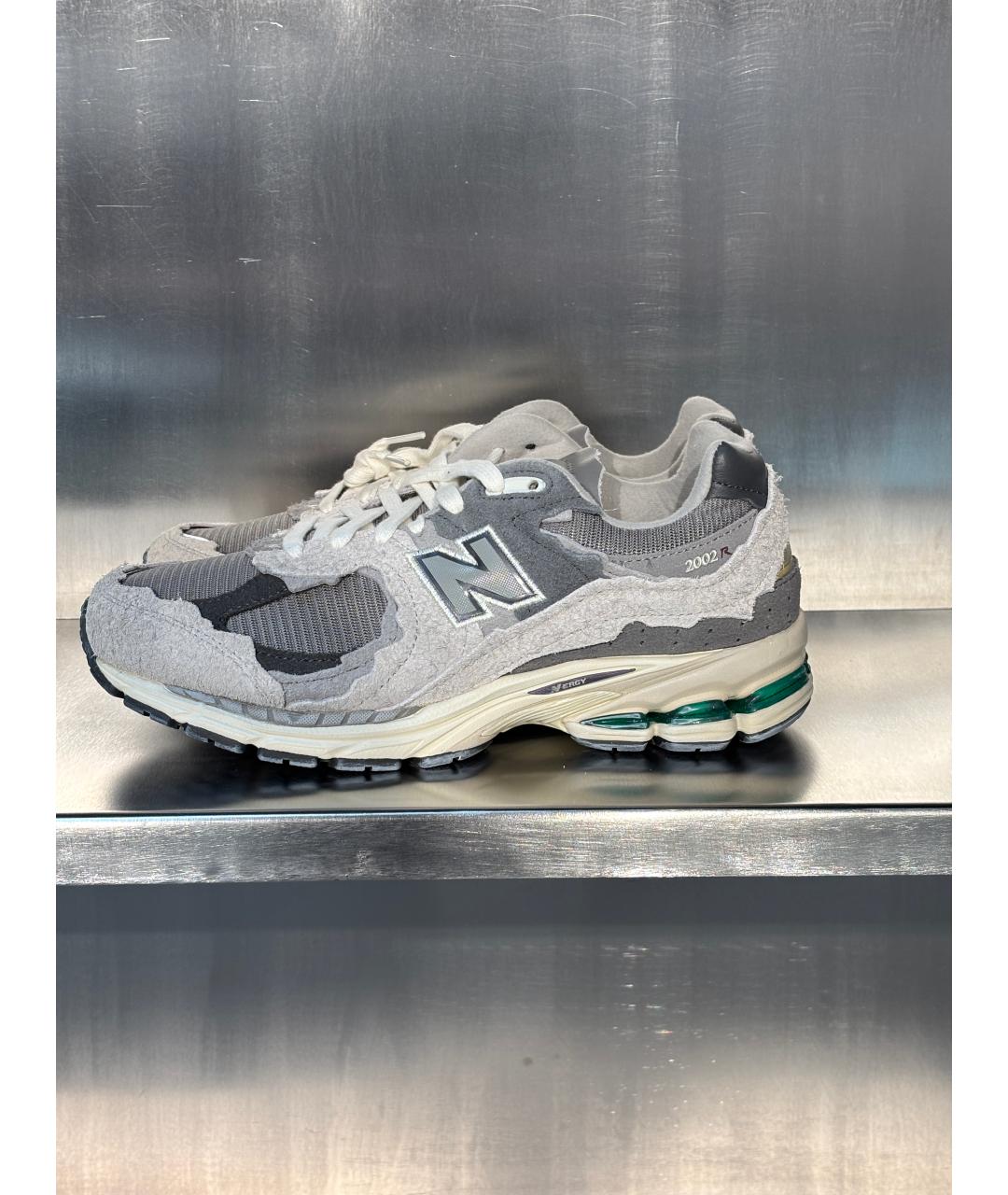 NEW BALANCE Серые замшевые низкие кроссовки / кеды, фото 7