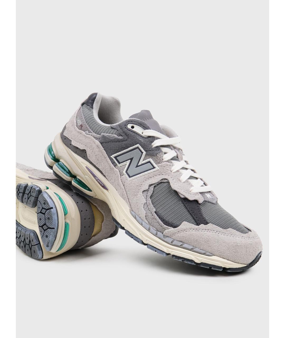 NEW BALANCE Серые замшевые низкие кроссовки / кеды, фото 4