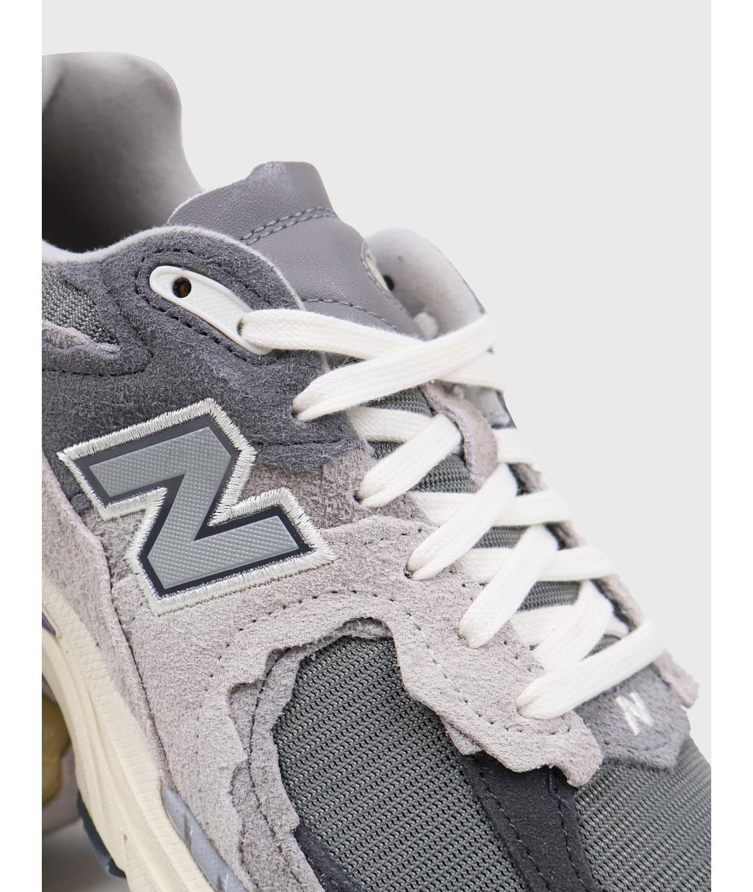 NEW BALANCE Серые замшевые низкие кроссовки / кеды, фото 5