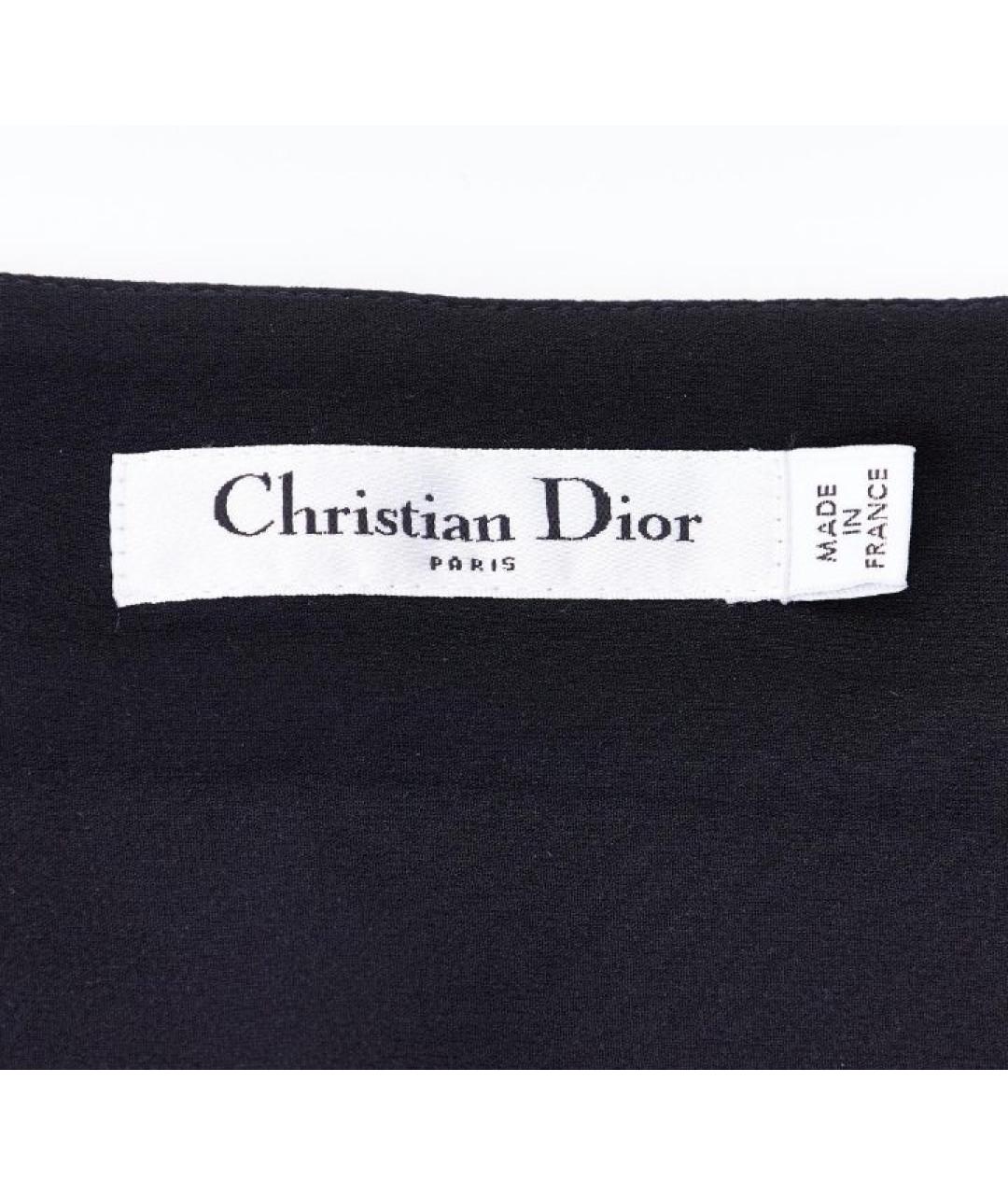 CHRISTIAN DIOR Черная юбка макси, фото 4