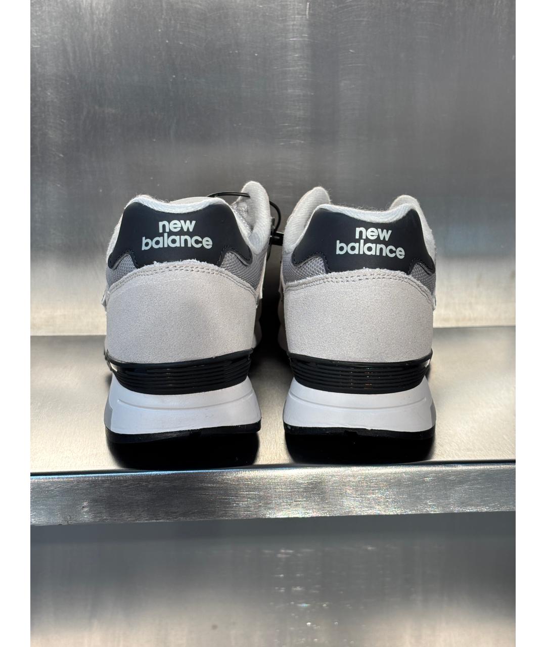 NEW BALANCE Серые замшевые низкие кроссовки / кеды, фото 9