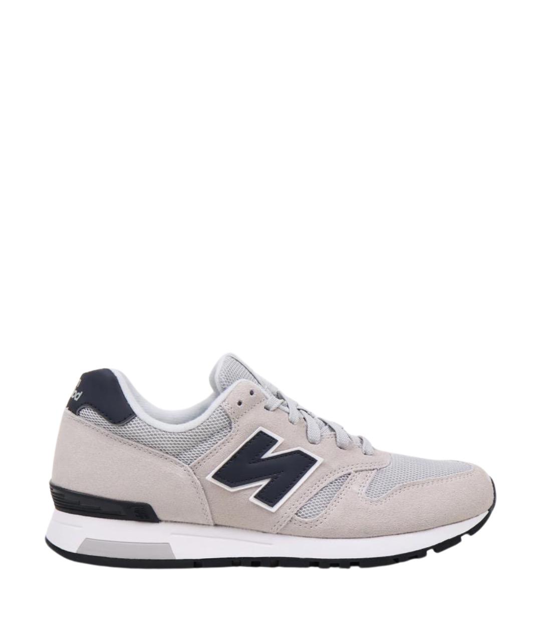 NEW BALANCE Серые замшевые низкие кроссовки / кеды, фото 1