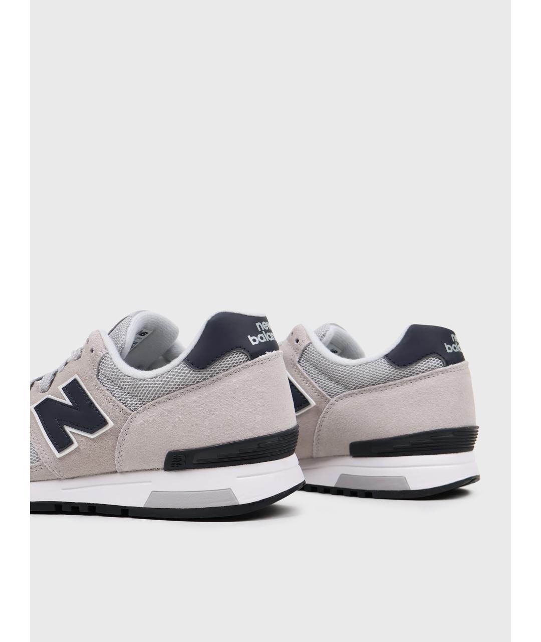 NEW BALANCE Серые замшевые низкие кроссовки / кеды, фото 6