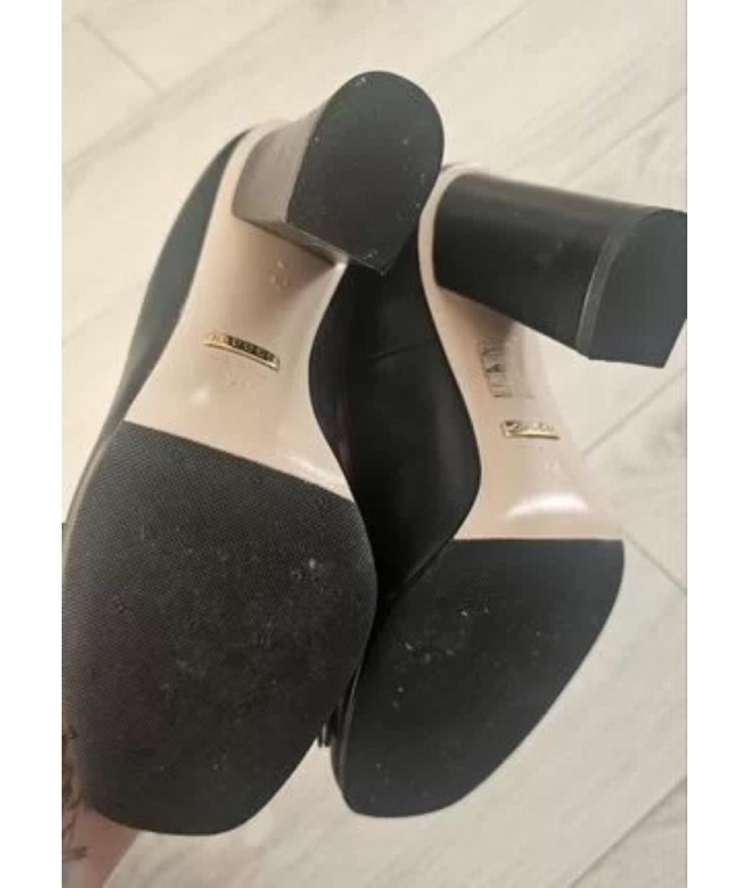 GUCCI Черные кожаные туфли, фото 8