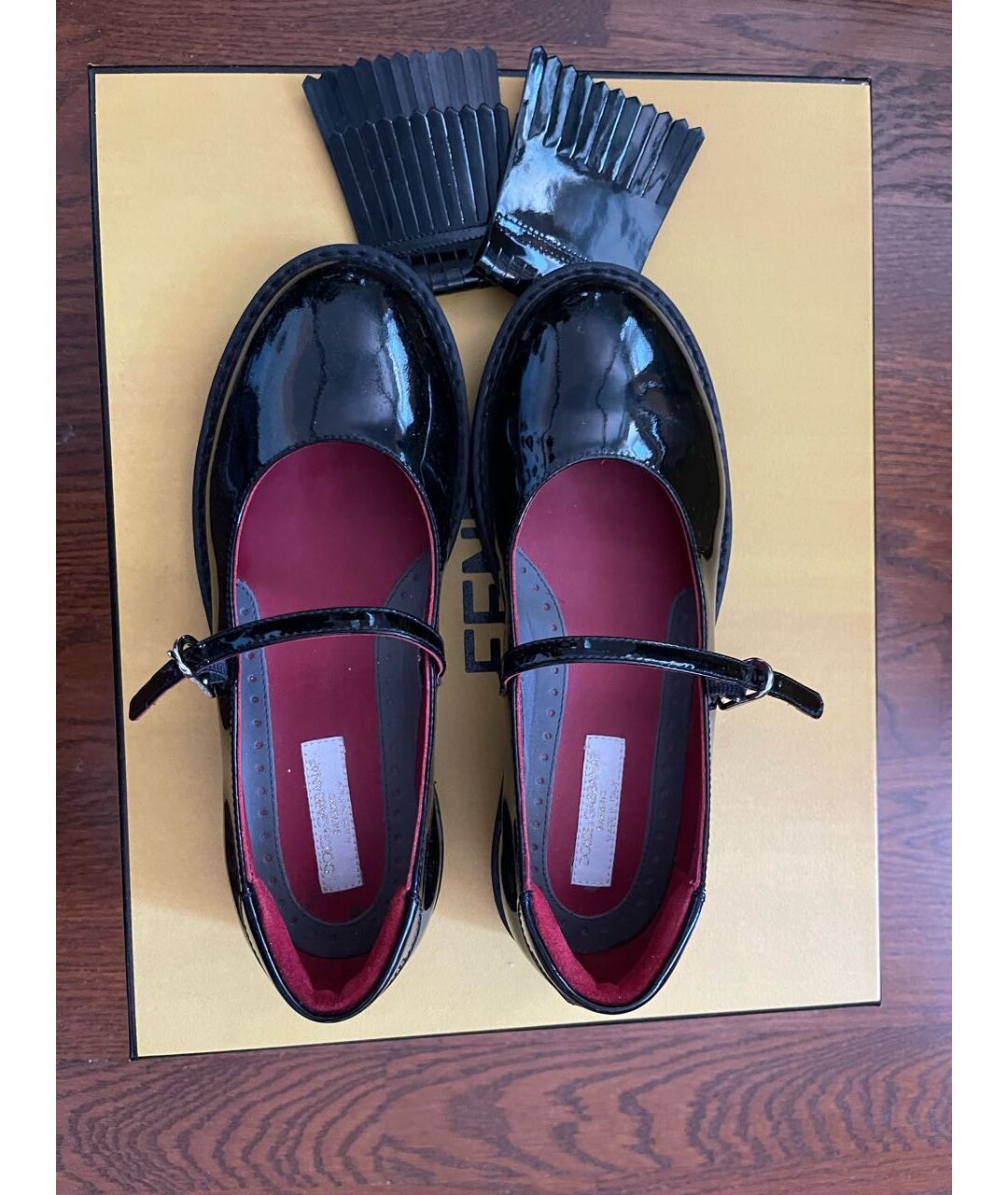 DOLCE & GABBANA KIDS Черные туфли из лакированной кожи, фото 5