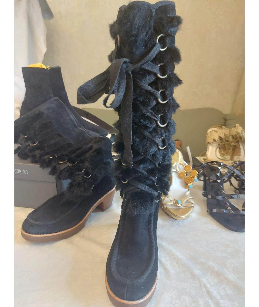 MARC JACOBS Черные сапоги, фото 2