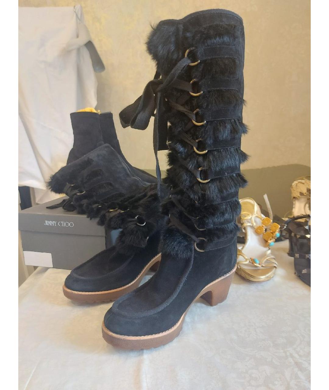 MARC JACOBS Черные сапоги, фото 4