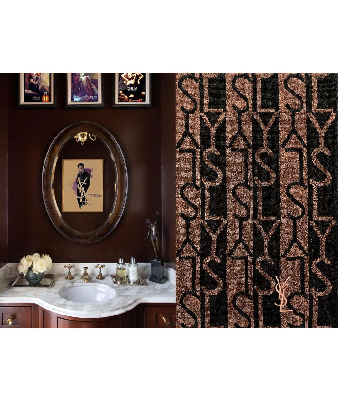 SAINT LAURENT Хлопковое полотенце, фото 3
