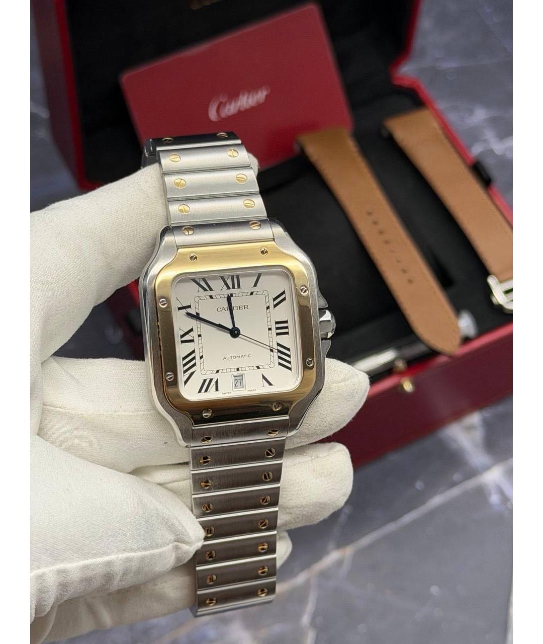 CARTIER Серебряные часы, фото 7