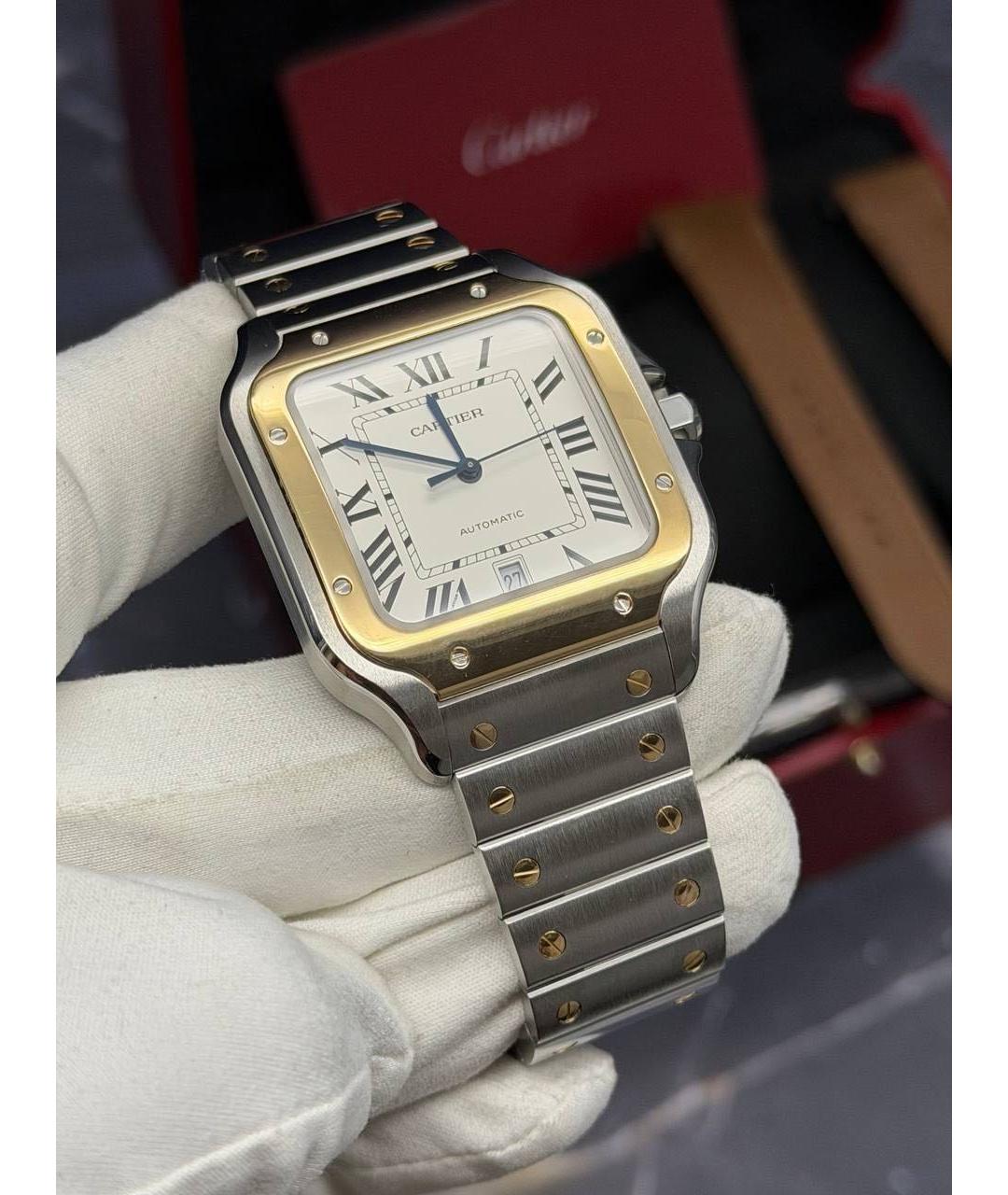 CARTIER Серебряные часы, фото 2