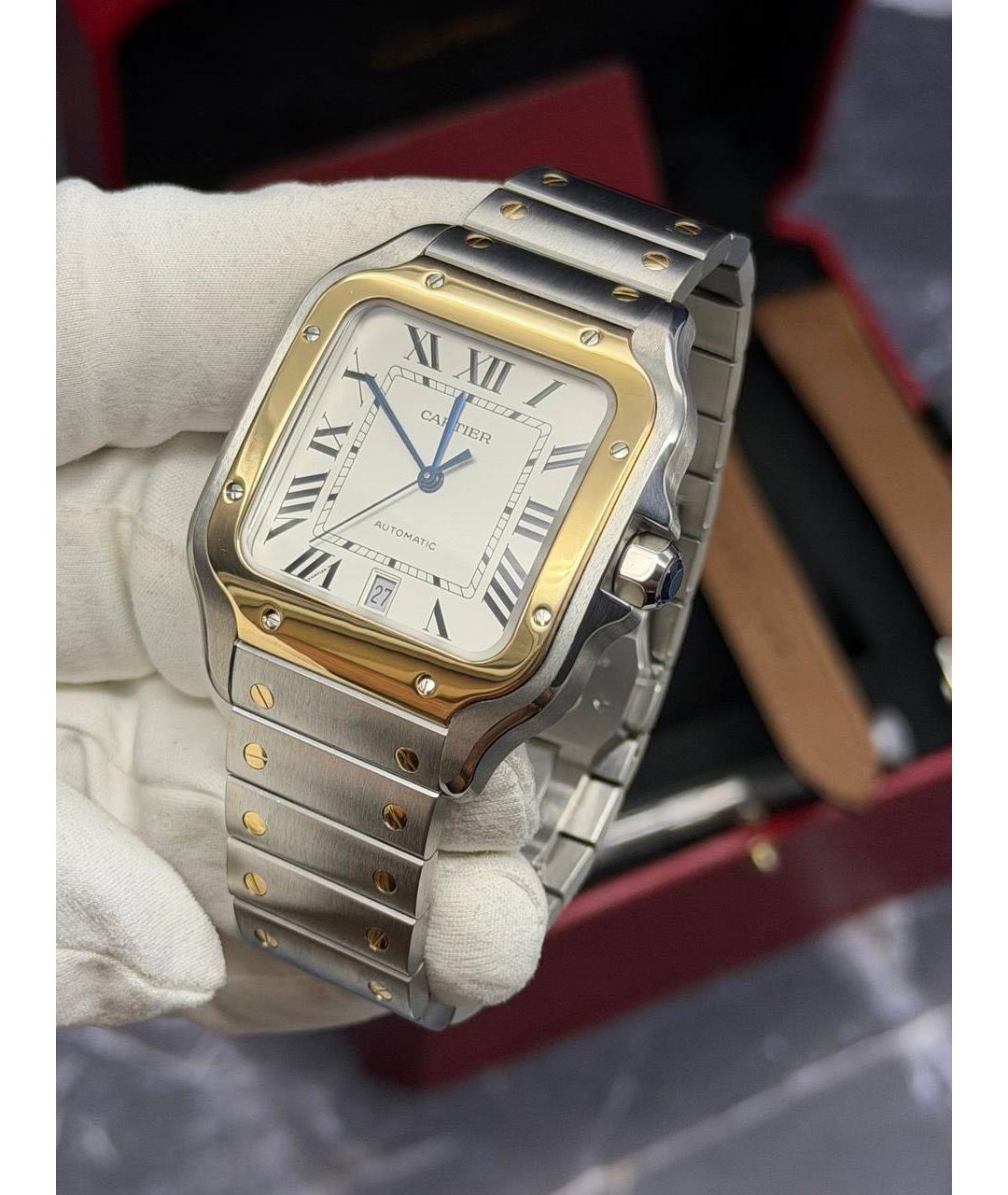 CARTIER Серебряные часы, фото 3