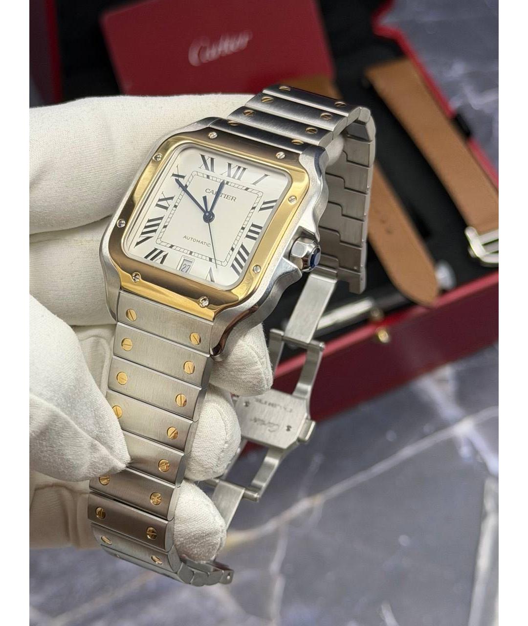 CARTIER Серебряные часы, фото 8