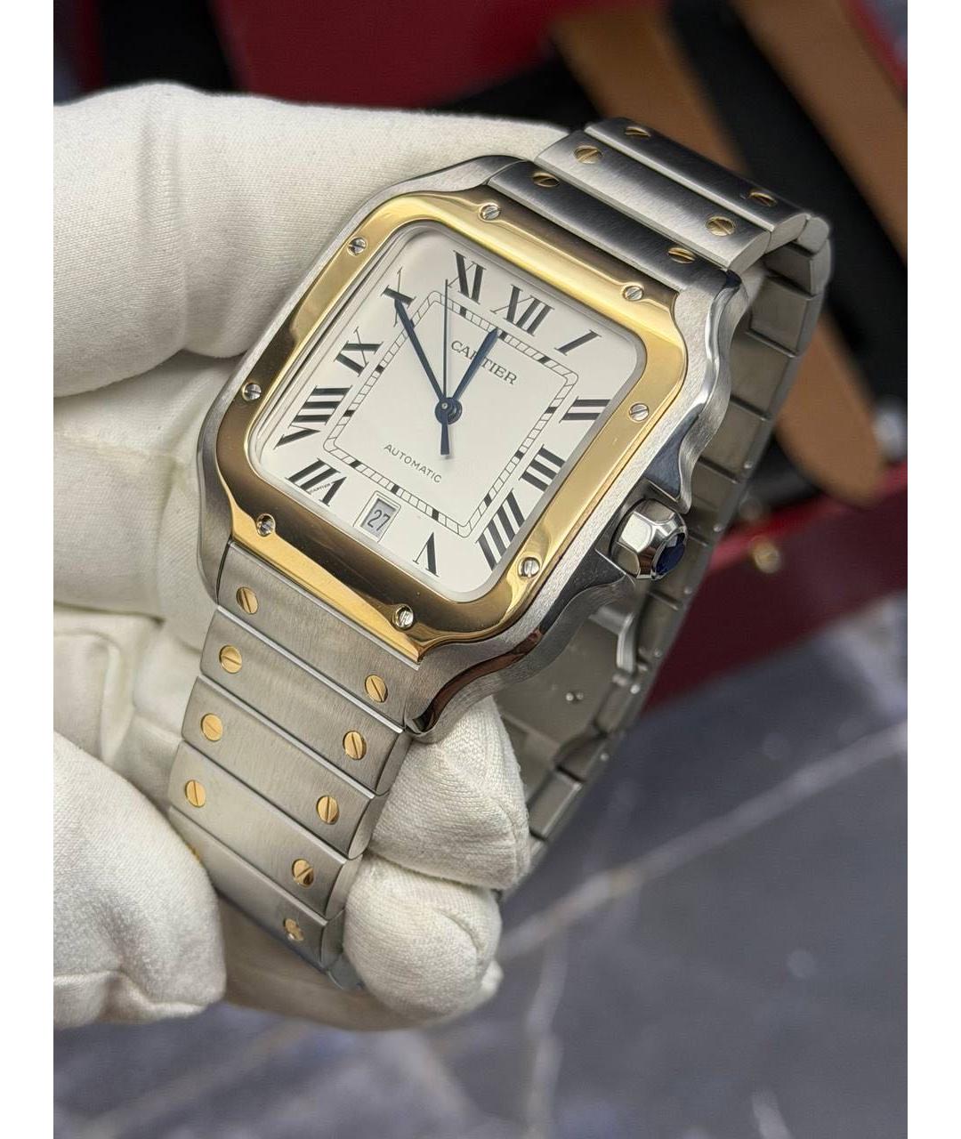 CARTIER Серебряные часы, фото 9