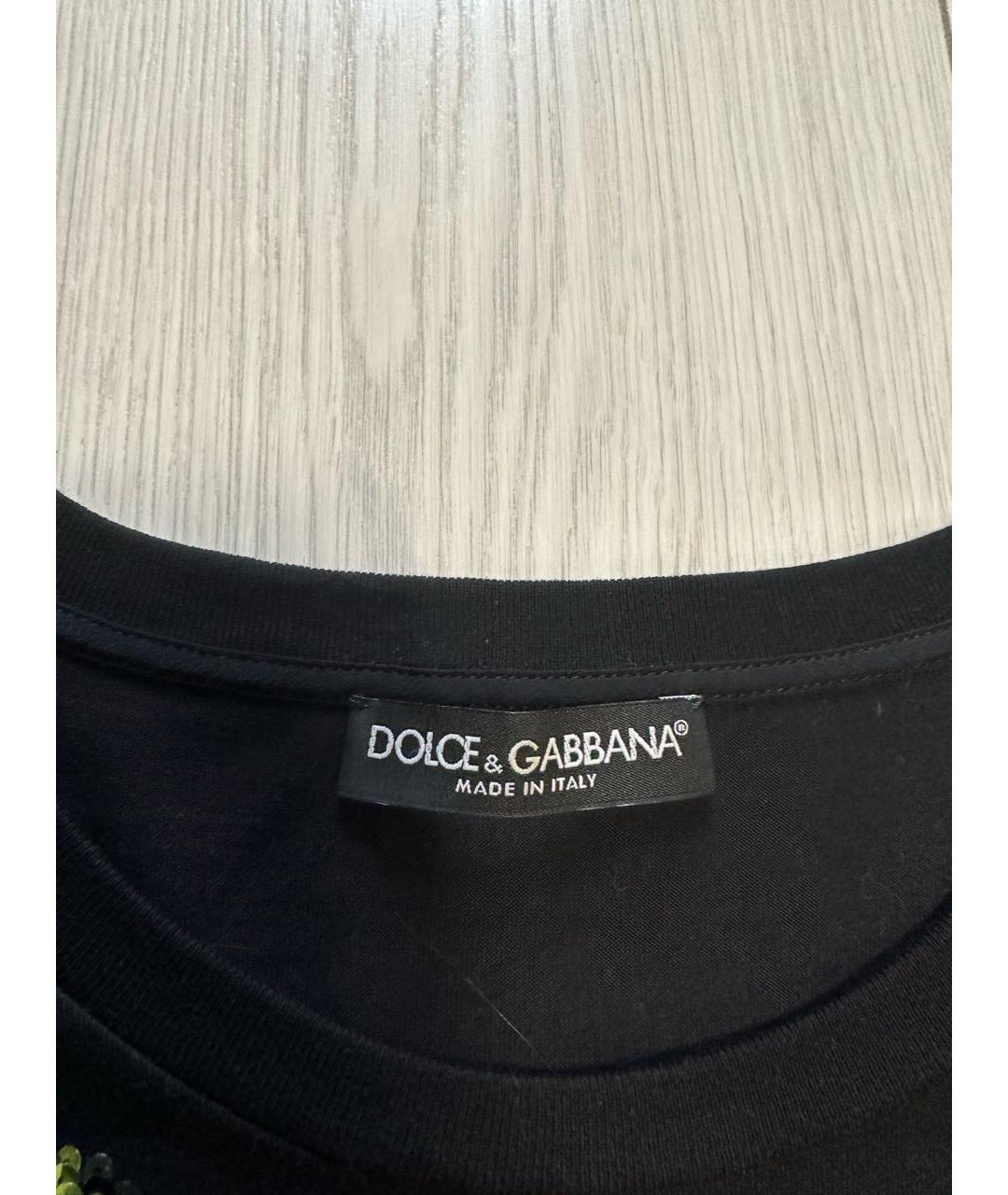 DOLCE&GABBANA Мульти хлопковая футболка, фото 3