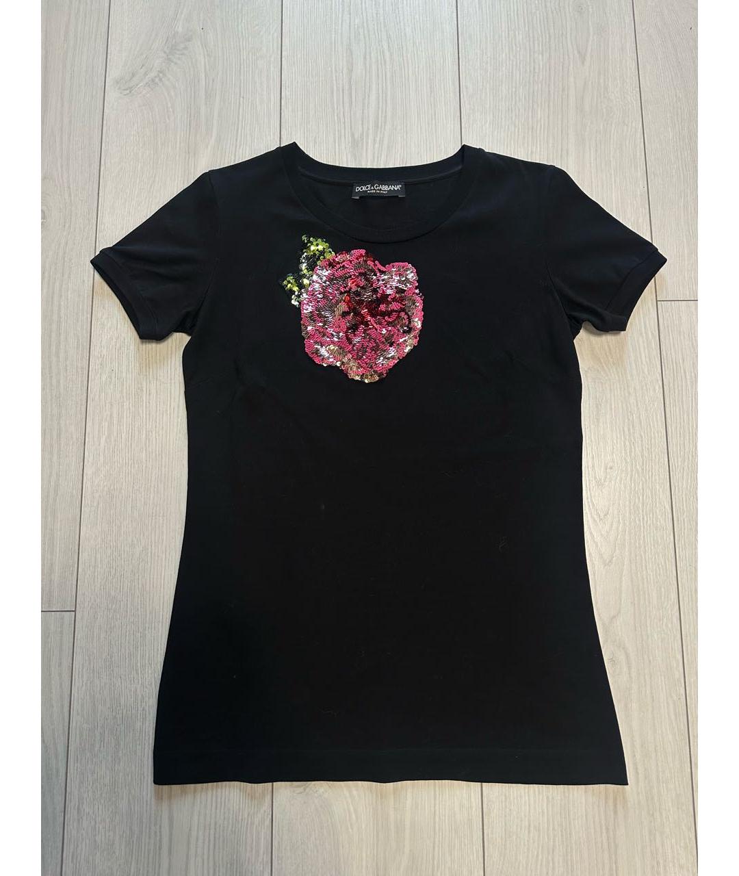 DOLCE&GABBANA Мульти хлопковая футболка, фото 6
