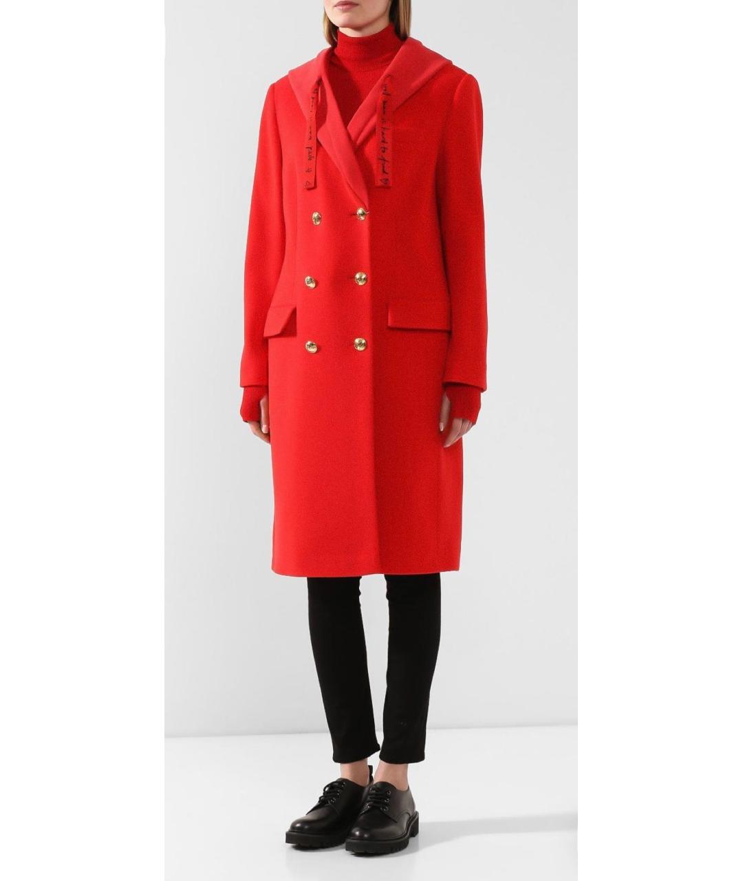 ESCADA Красное шерстяное пальто, фото 7