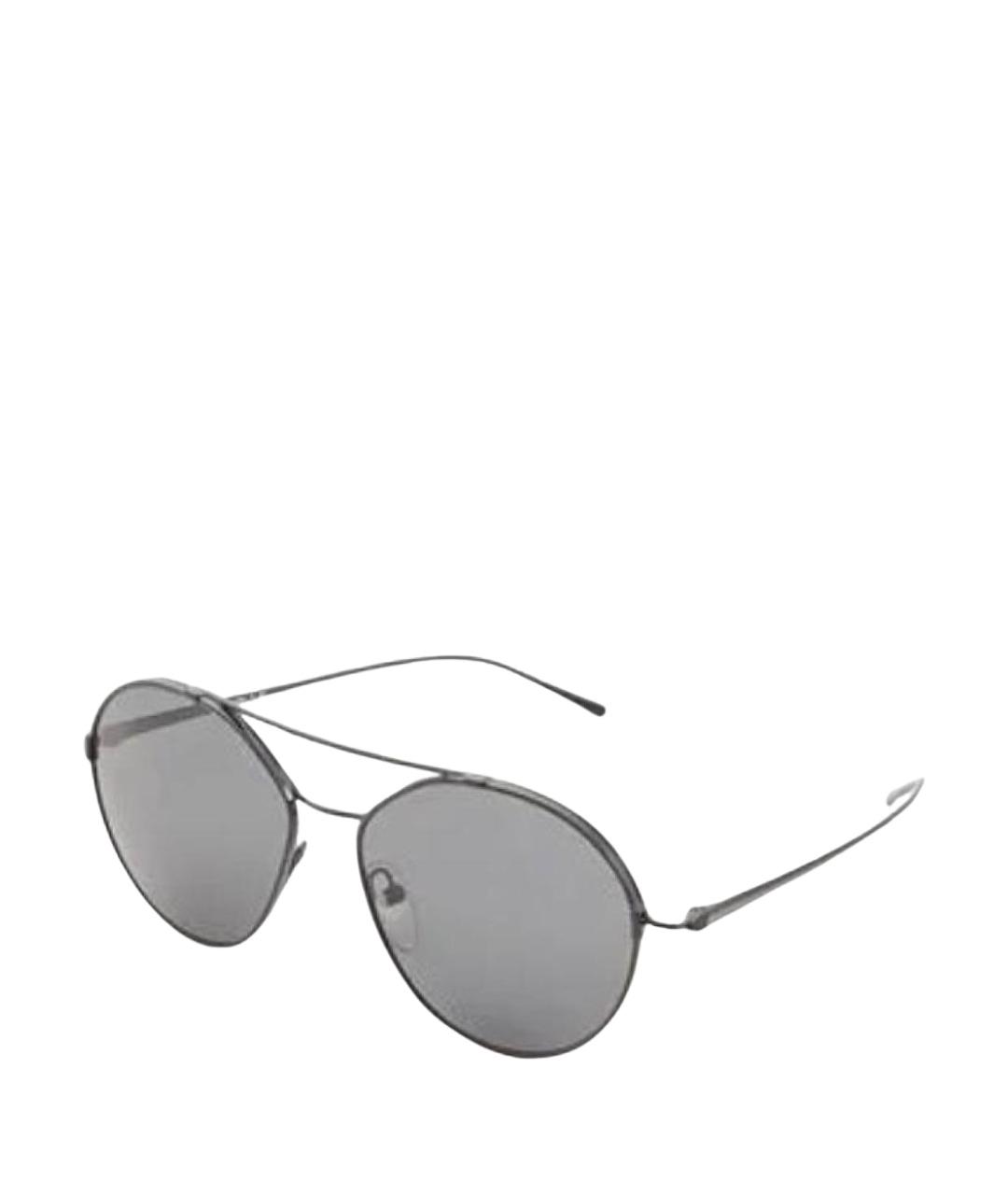 PRADA Черные металлические солнцезащитные очки, фото 1