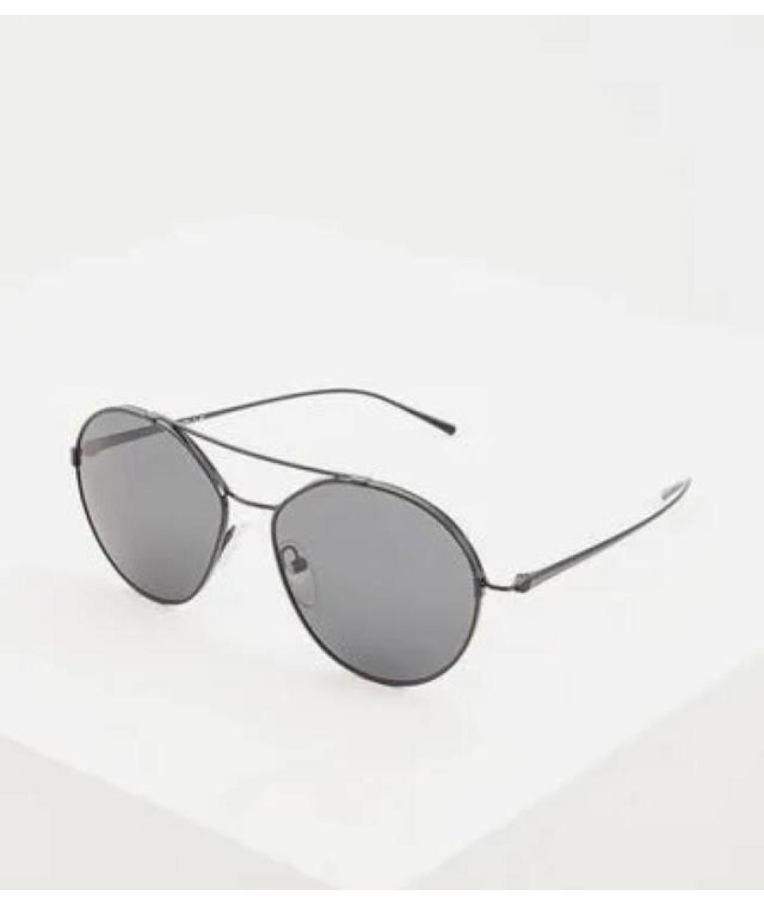 PRADA Черные металлические солнцезащитные очки, фото 8