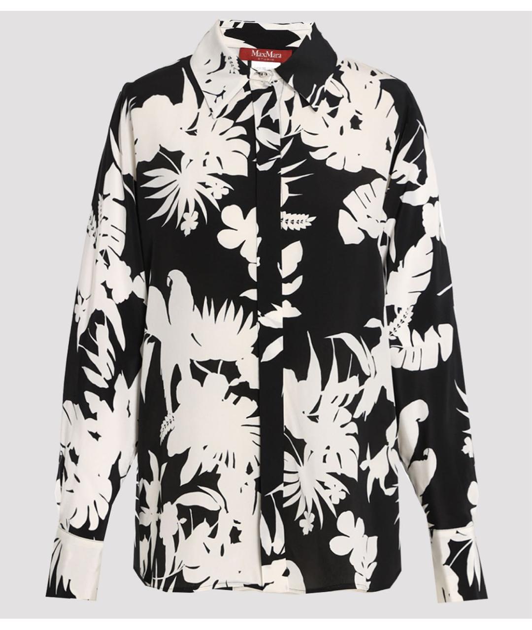 MAX MARA Мульти шелковая блузы, фото 4
