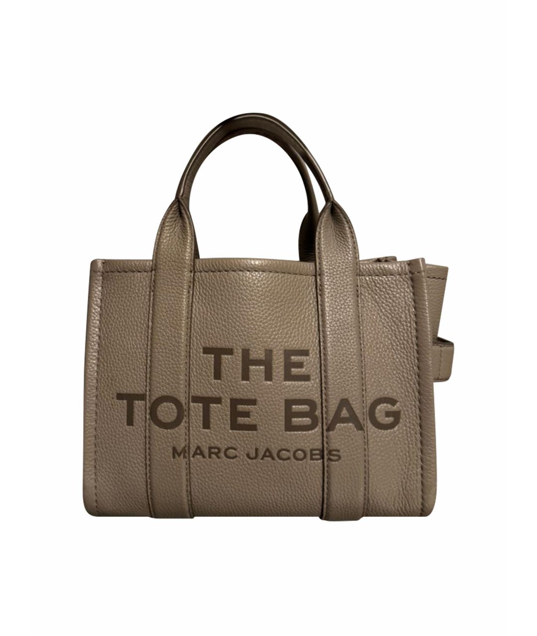 MARC JACOBS Бежевая кожаная сумка тоут, фото 1