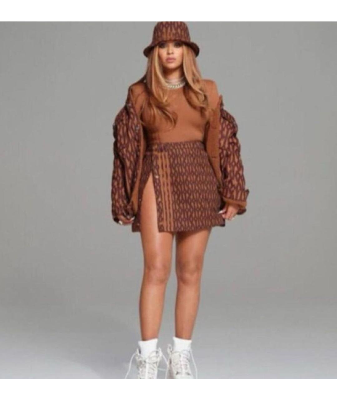 ADIDAS Коричневый деним костюм с брюками, фото 4