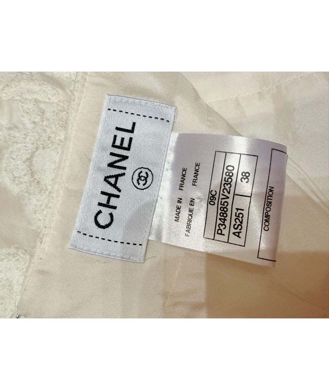 CHANEL Белая юбка мини, фото 7