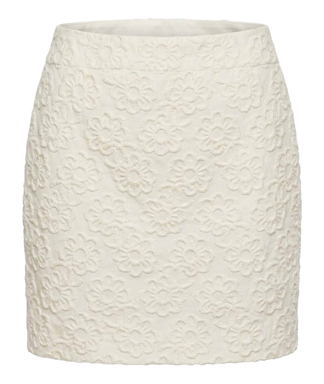CHANEL Белая юбка мини, фото 1