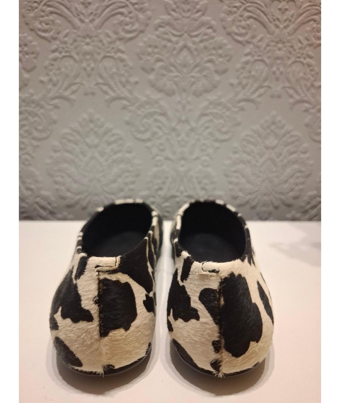 JEFFREY CAMPBELL Черные балетки из экзотической кожи, фото 4