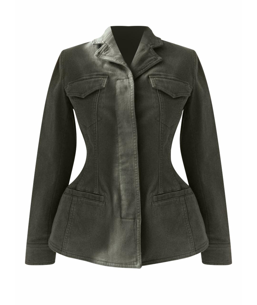 MCQ ALEXANDER MCQUEEN Хаки хлопковая куртка, фото 1