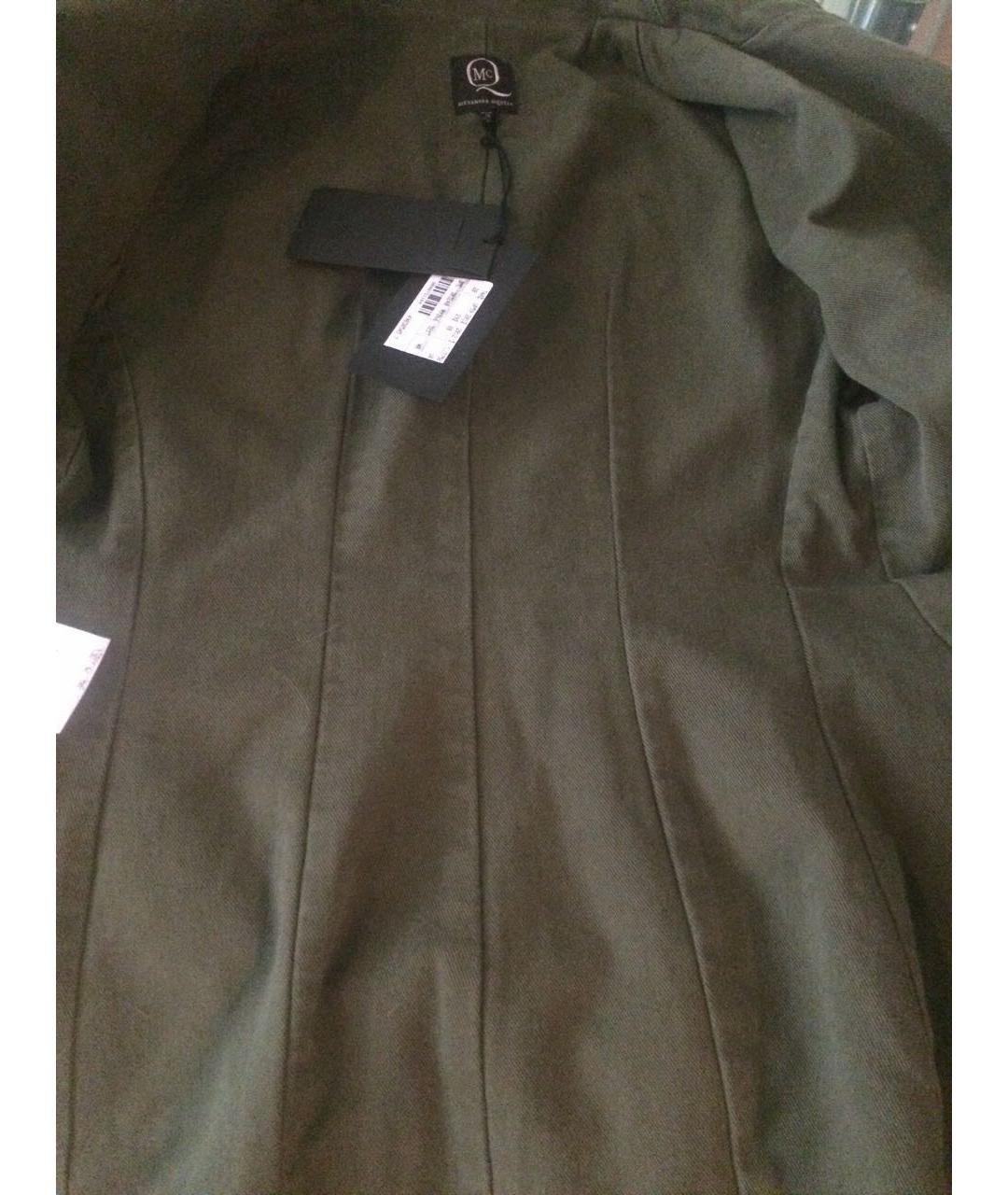 MCQ ALEXANDER MCQUEEN Хаки хлопковая куртка, фото 3