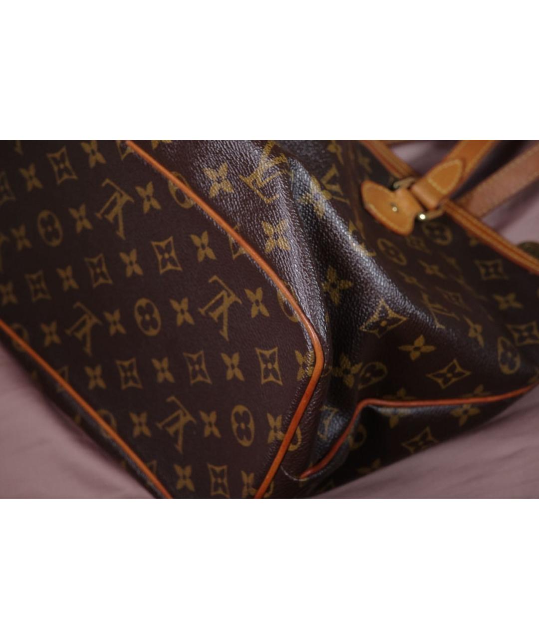 LOUIS VUITTON Коричневая сумка тоут, фото 5