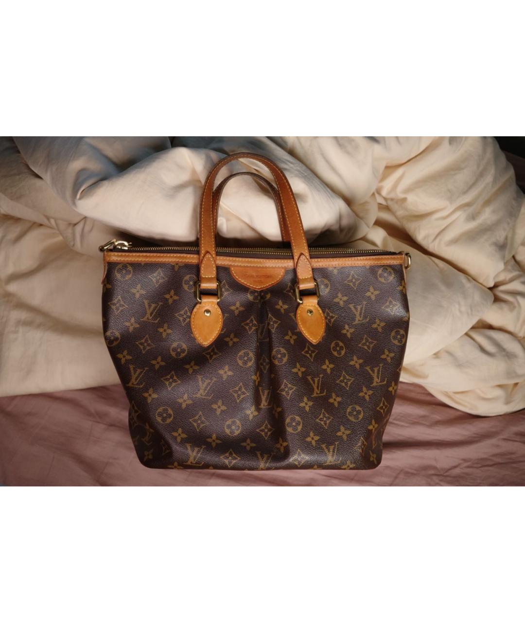 LOUIS VUITTON Коричневая сумка тоут, фото 6