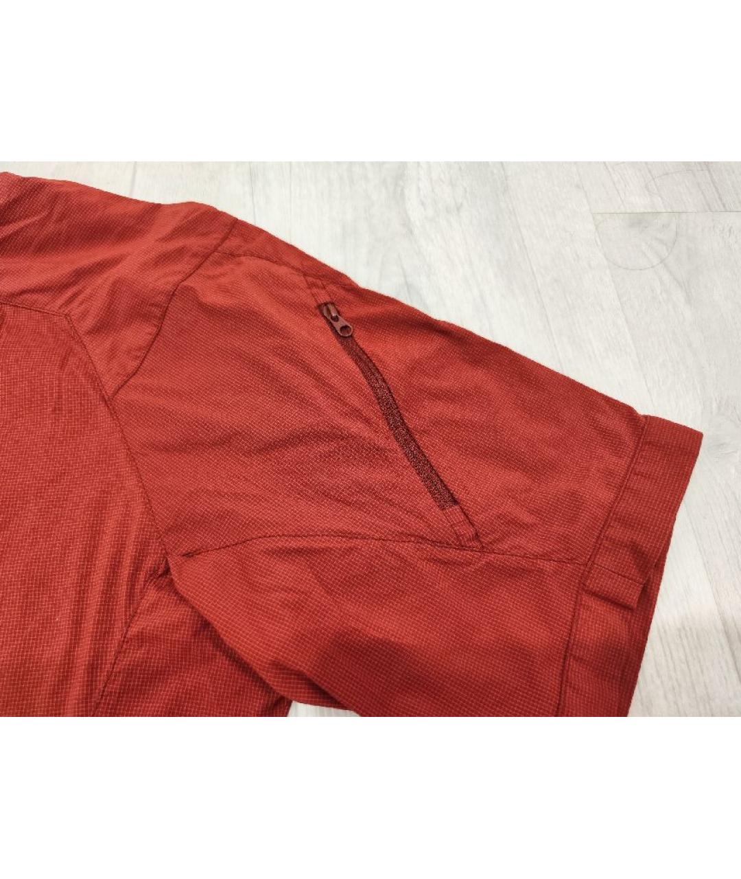 ARCTERYX Бордовая синтетическая рубашка, фото 4