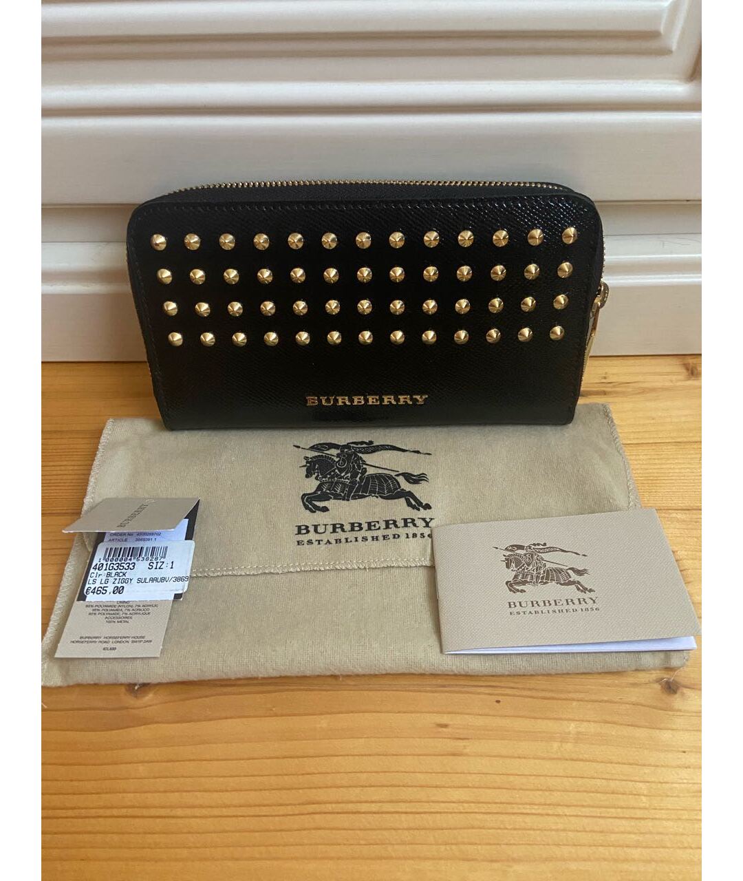 BURBERRY Черный кошелек, фото 9