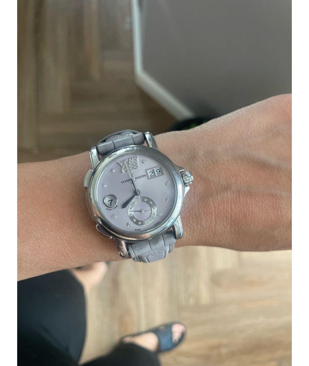 Ulysse Nardin Серые часы, фото 3