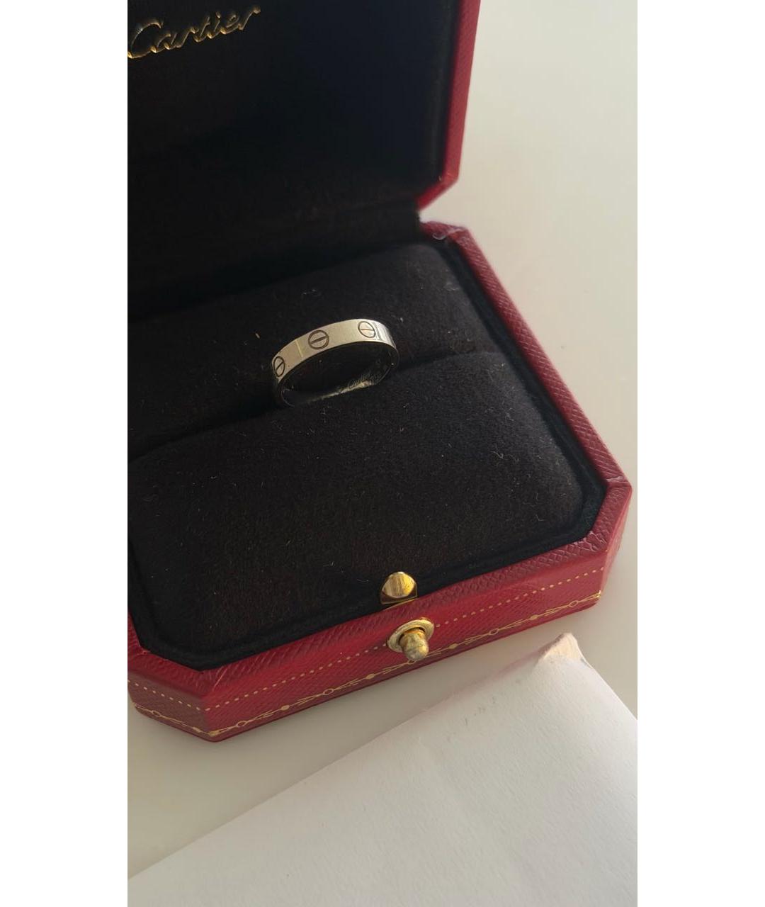 CARTIER Серебряное кольцо из белого золота, фото 4
