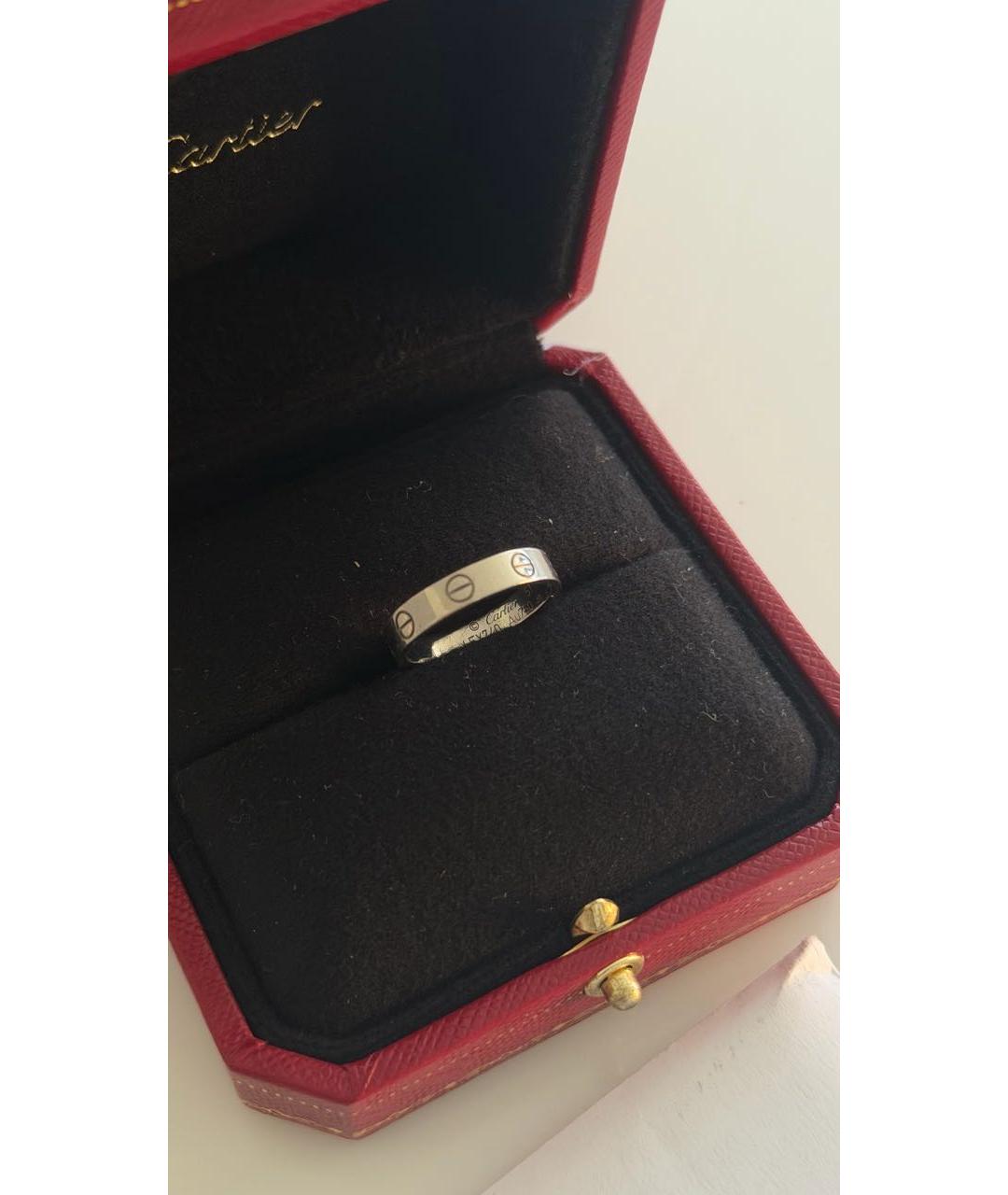 CARTIER Серебряное кольцо из белого золота, фото 3